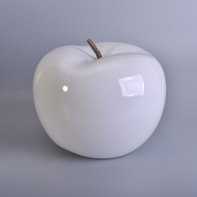 Apple shape glaze home goods ceramic gifts