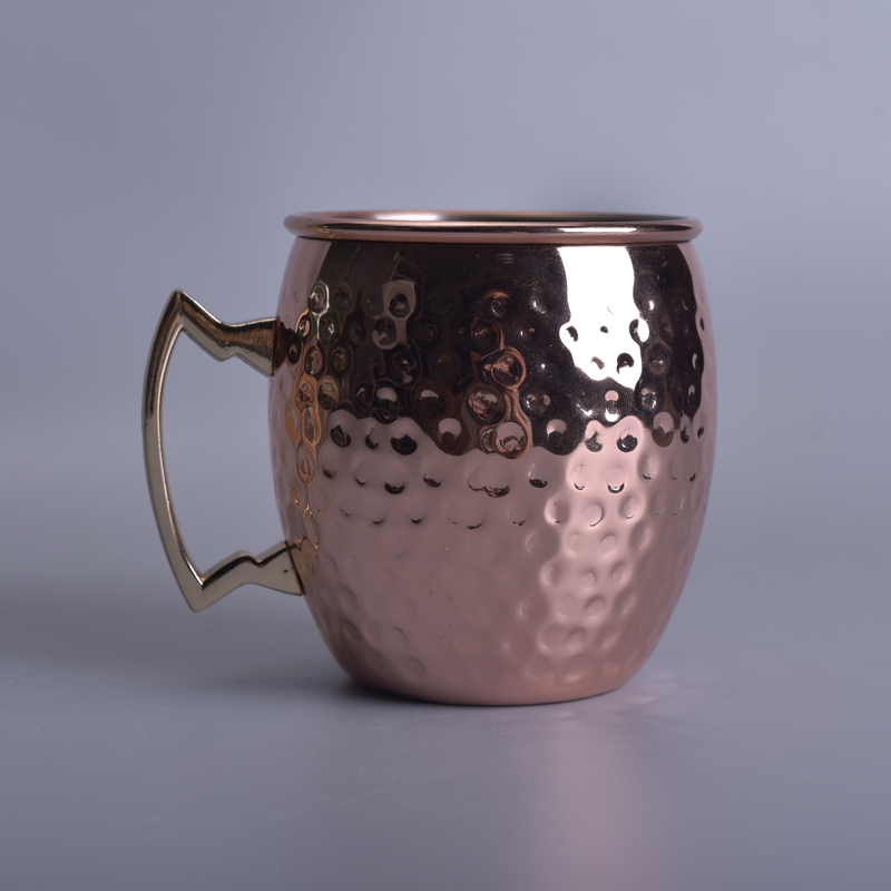 copper metal candle cup wholesale