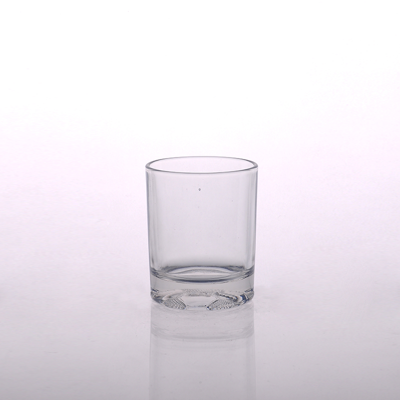 210ml transparent crystal glass cup or candle holder