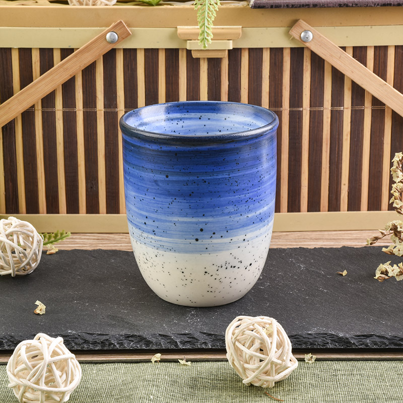 Handmade luxury wedding decoration ceramic starry candle holder