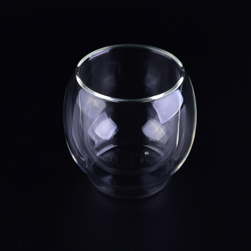 254ml borosilicate glass double wall cup