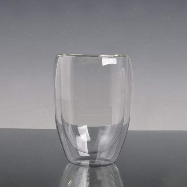 High borosilicate crystal clear high-quality double wall glass 