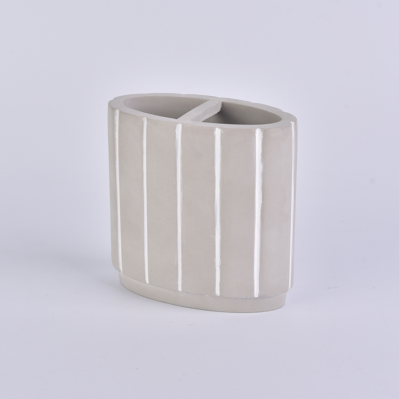 Trubelining cement toothbrush holder