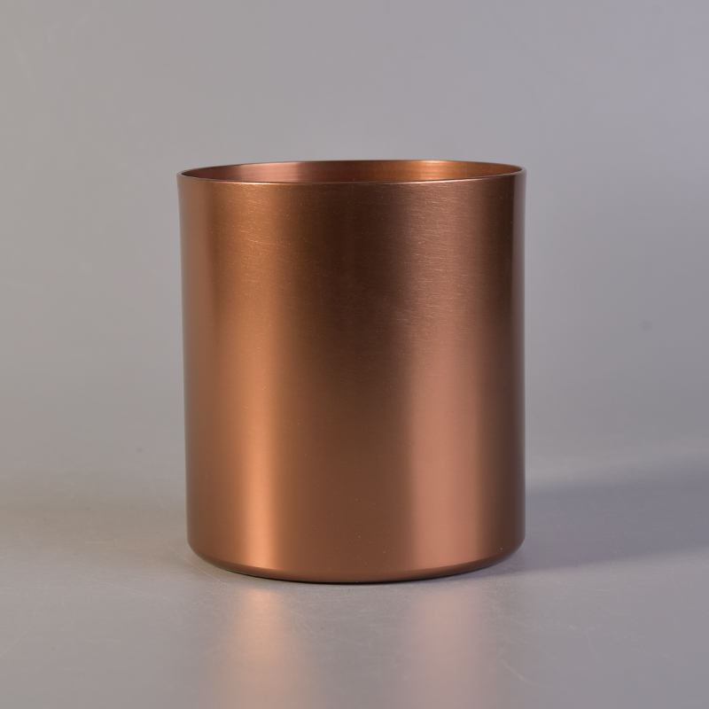 Bronze Aluminum Metal Candle Holders