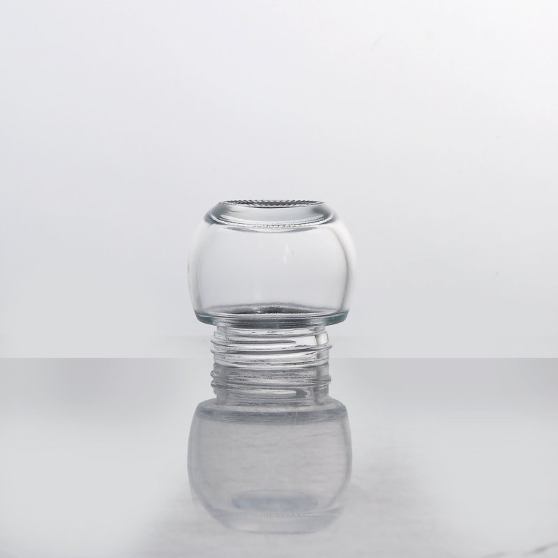 Thick base glass cream jar wholesale