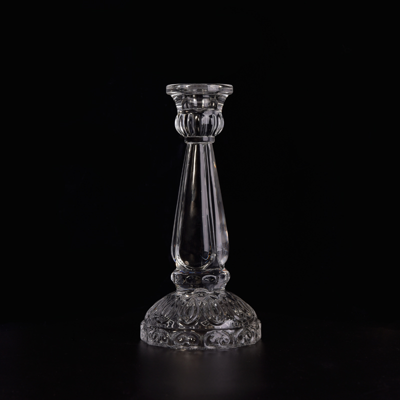 Luxury crystal glass candlestick wholesale