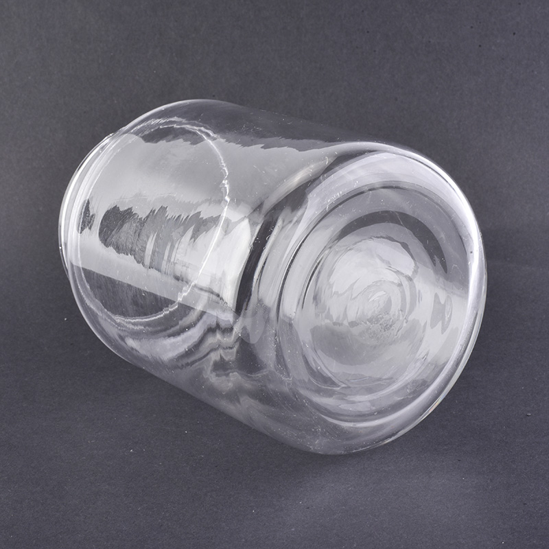 840ml transparent mouth blown candle jar wholesale