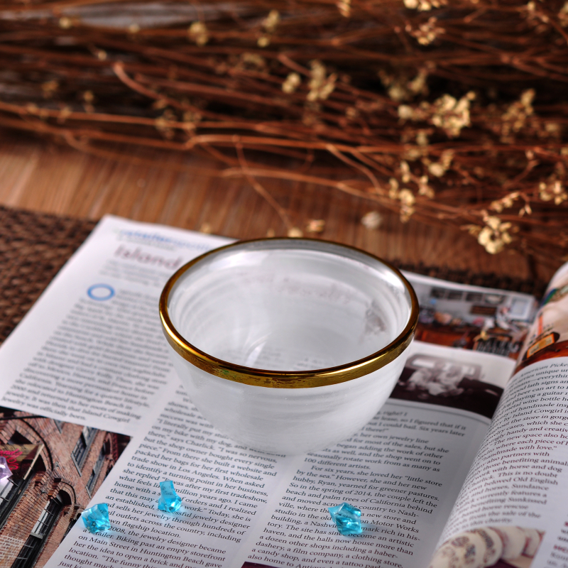 tealight candle holder with white cloud dust effect