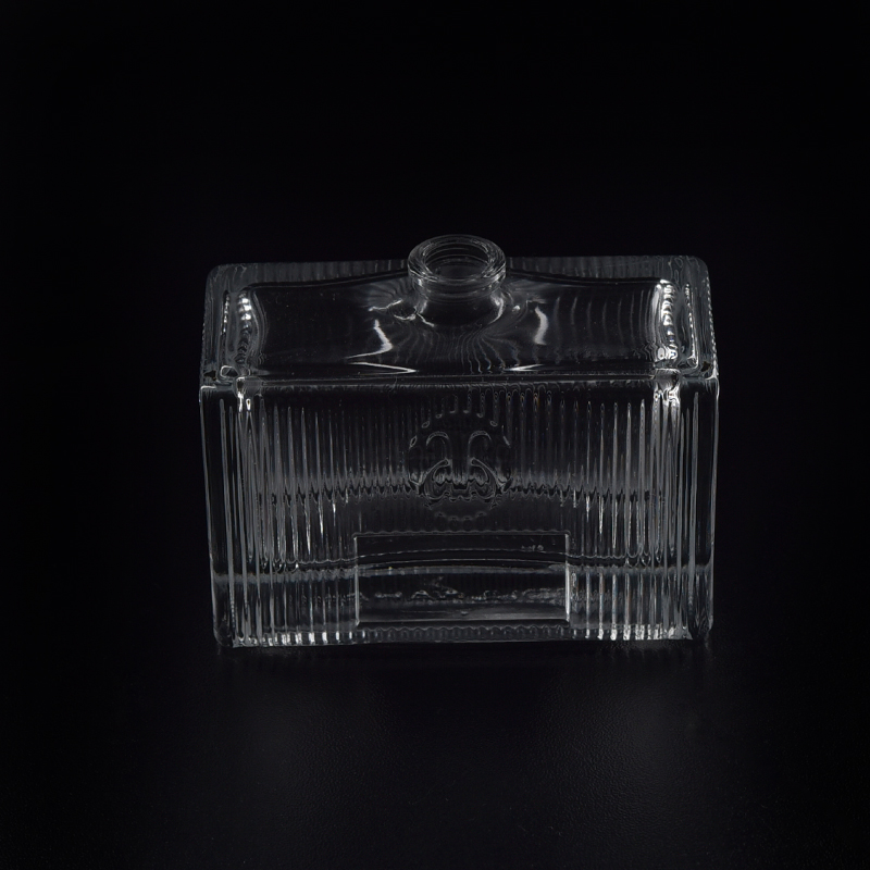 Square clear perfume bottles wholesale