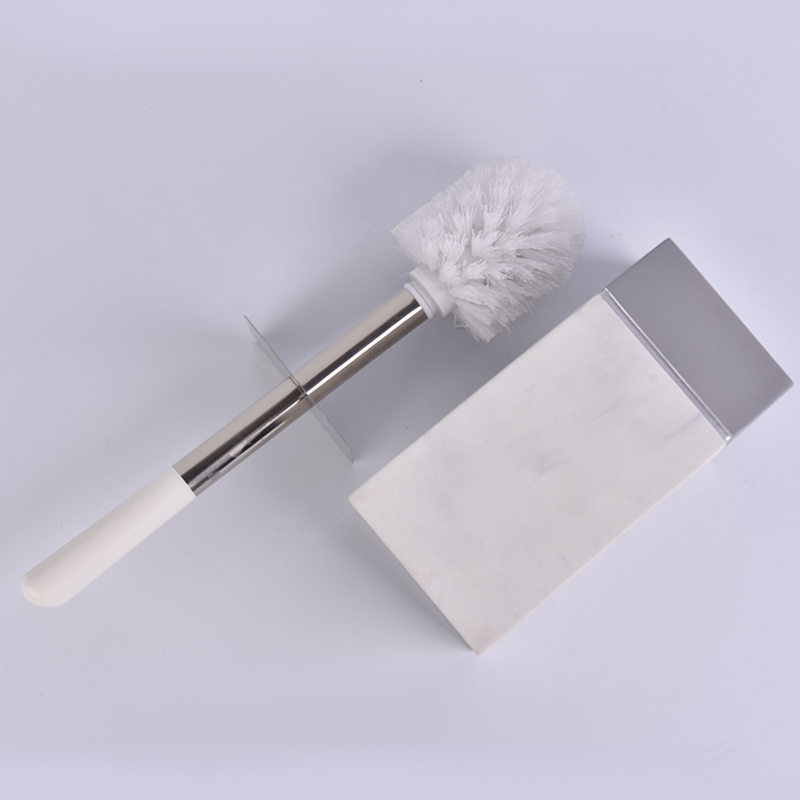 Marbling cement toilet brush set