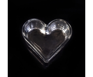 Large Glass Heart Shape Jar, Glass Jars Heart Shaped
