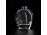 100ml Empty Clear Perfume Glass Bottle with Square Crystal Cap