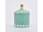 110ml Luxury Green Candle Jar Glass With Lids