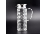 1110ml Woven pattern borosilicate glass kettle