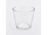 16oz wholesales high-white glass candle holder for home decoration clear candle container