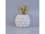 230ml white pineapple shape electroplate ceramic diffuser