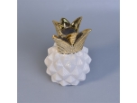 8 oz pineapple shape ceramic candle container