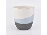 3-color ceramic jar for candle making