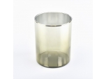 307ml hot sale ion plating cup colored candle jars glass