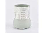 328ml Elegant and fresh ceramic candle holder for home decoration