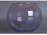 379ml simple round ball shaped clear glass candle holder for wedding decor