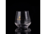 390ml gold stamping egg shape whisky glass wholesale