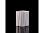 450ml white tree pattern ceramic candle jar