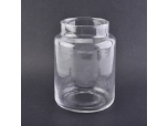 840ml transparent mouth blown candle jar wholesale