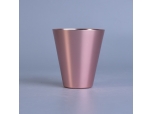 95ml aluminium metal rose gold wide mouth candle holder