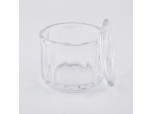 9oz clear glass candle container candy glass jar home decoration vessel