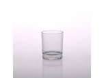 210ml transparent crystal glass cup or candle holder