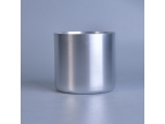 Aluminum Silver Metal Candle Container