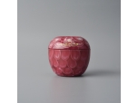 Apple shape Tin box candle jar with lid popular decoration customized pattern design