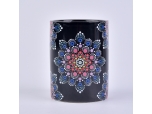 Black Ceramic Candle Jar 300ml