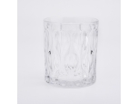 Clear crystal glass candle holder for home decoration wholesale