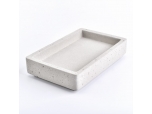 Concrete bathroom soap dish grey simple style soap holder