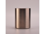 Cylinder Straight 304 Stainless Steel Candle Jars With Lids