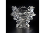 Flower Shape Design Lotus Crystal Glass Tealight Holder