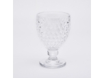 Glass Stemware Footed Glass Candle Hoders from Home Decoration