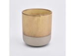 Glazing Ceramic Candle Holders with Natural Bottom