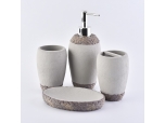 Hot sale modern luxury cement bathroom set