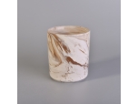 Marble Pattern Ceramic Candle Holder Popular in Market