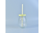 Pineapple Glass Drinking Jar