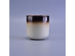 Popular round bottom ceramic scented candle jars