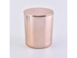 Rose Gold Glass Candle Jars