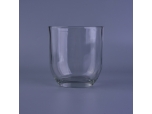 Round bottom glass candle jar small sizes