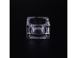 Shot tealight square glass candle holder