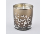 Special decoration Amber Brown Glass Jars For Candle Making