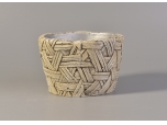 Wholesale weave pattern cement candle holder