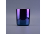 blue and purple gradient cylinder ceramic jar for candles